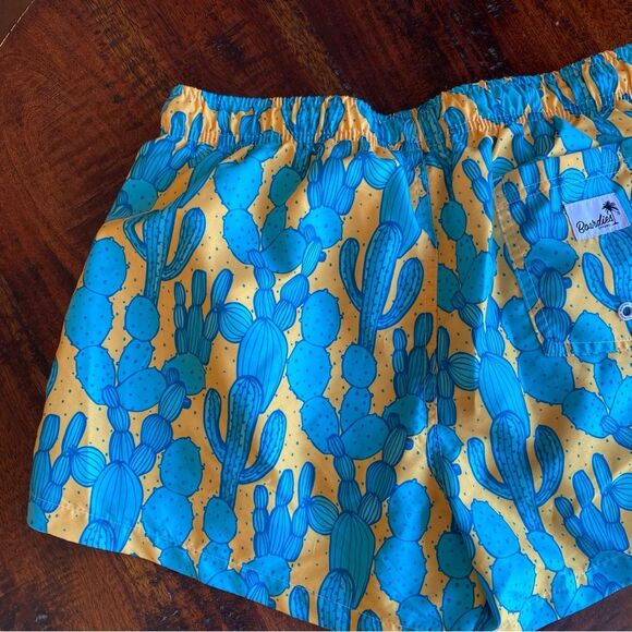 Men's Boardies Swim Trunks Size small cactus print lined - Picture 8 of 12